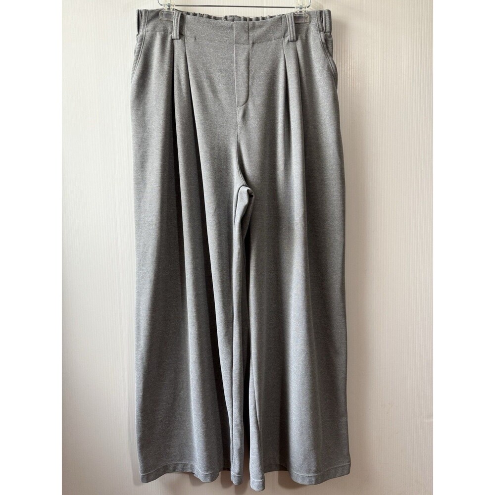 Halara Wide Leg Waffle Flex High Waisted Pocket Pants XL Regular Weathervane